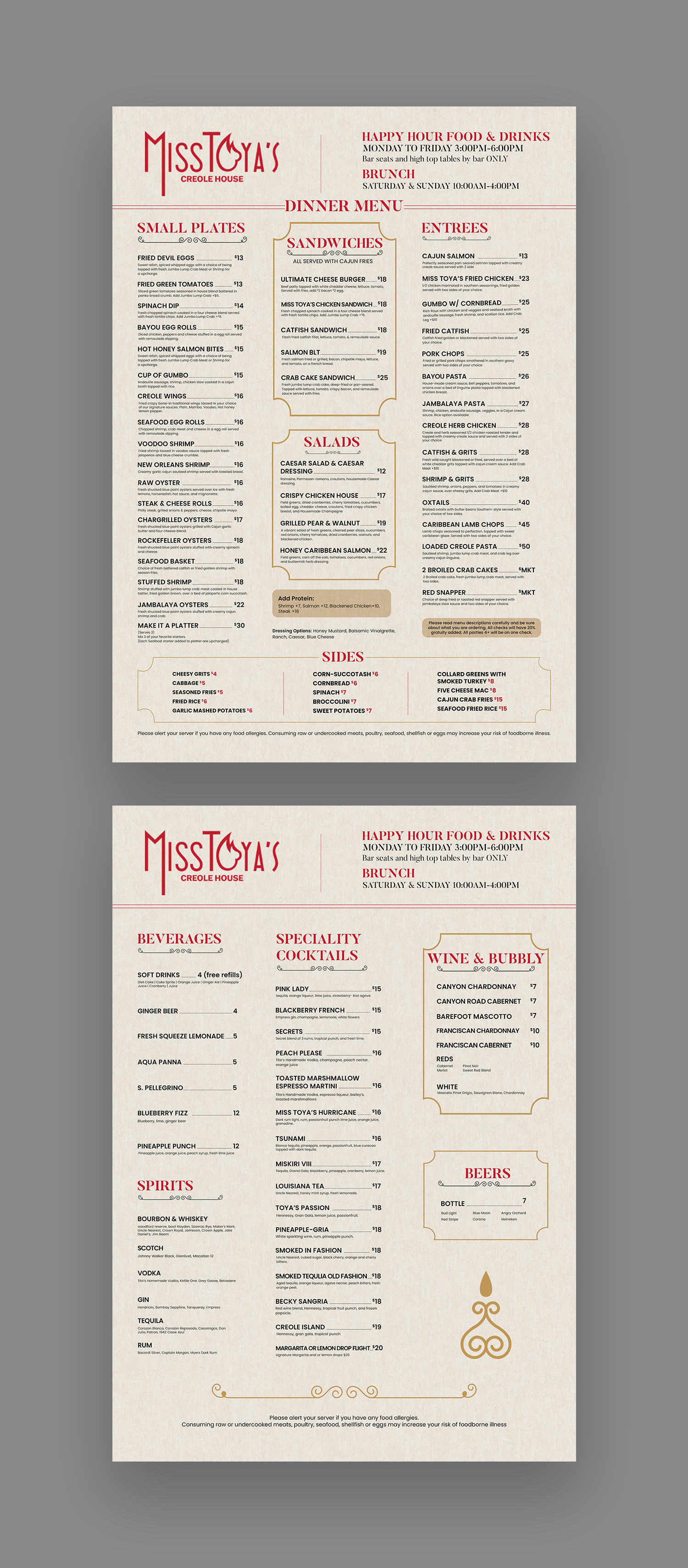 Design de Menu par debdesign pour ce projet | Design #36549813