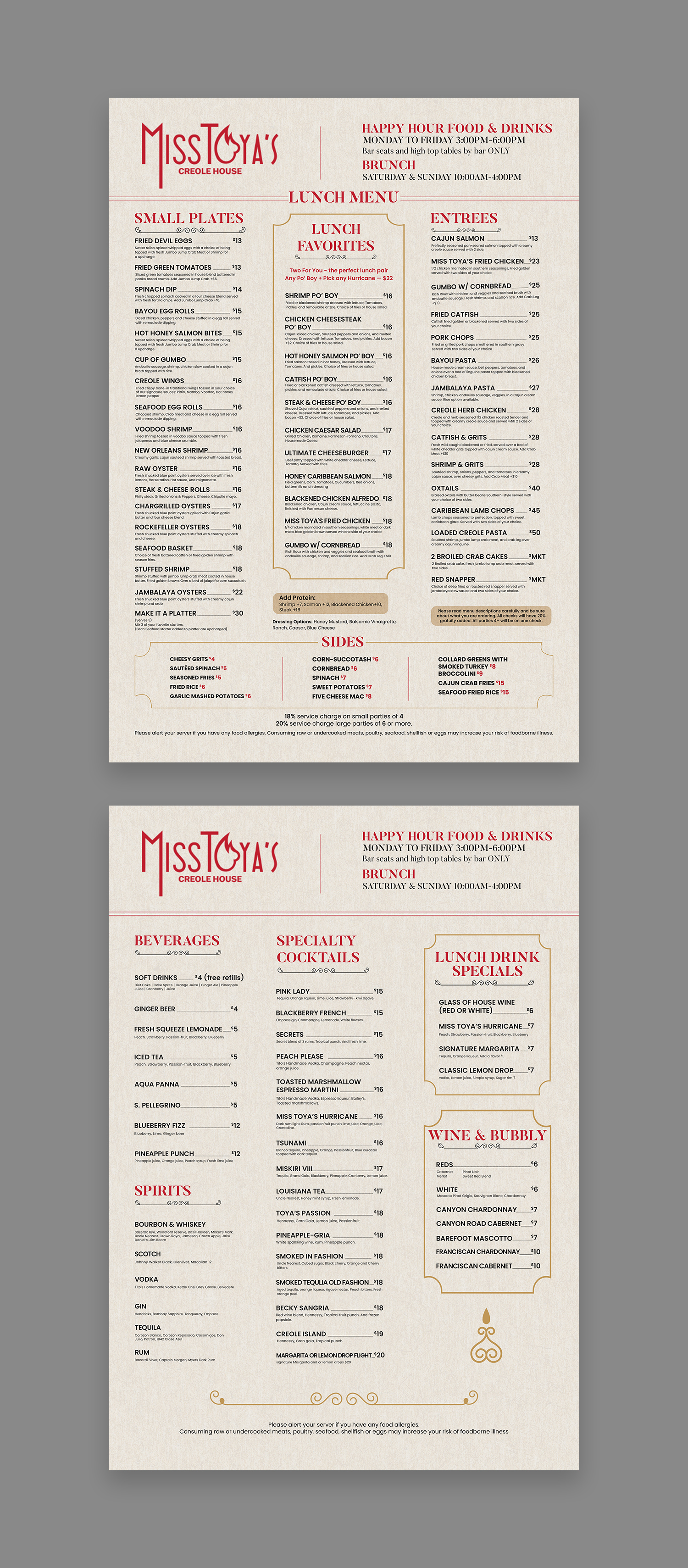 Menu Design by debdesign for this project | Design #36571800