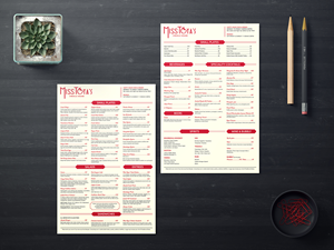 Menu Design by Impressive Designs for this project | Design #36523289