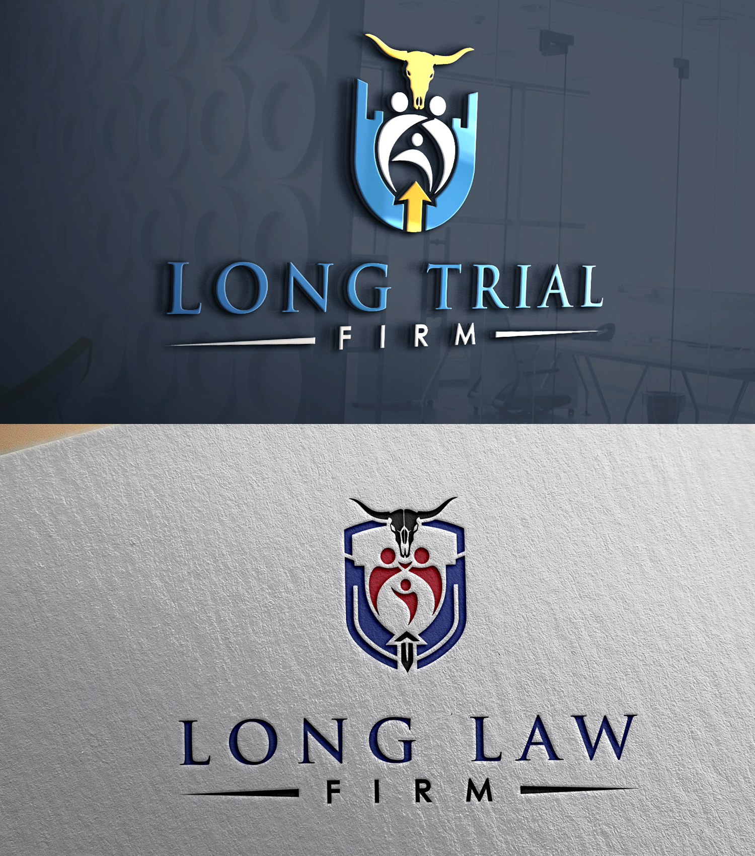 Logo Design by 24ksunny for Long Trial Firm, PLLC | Design #36521018