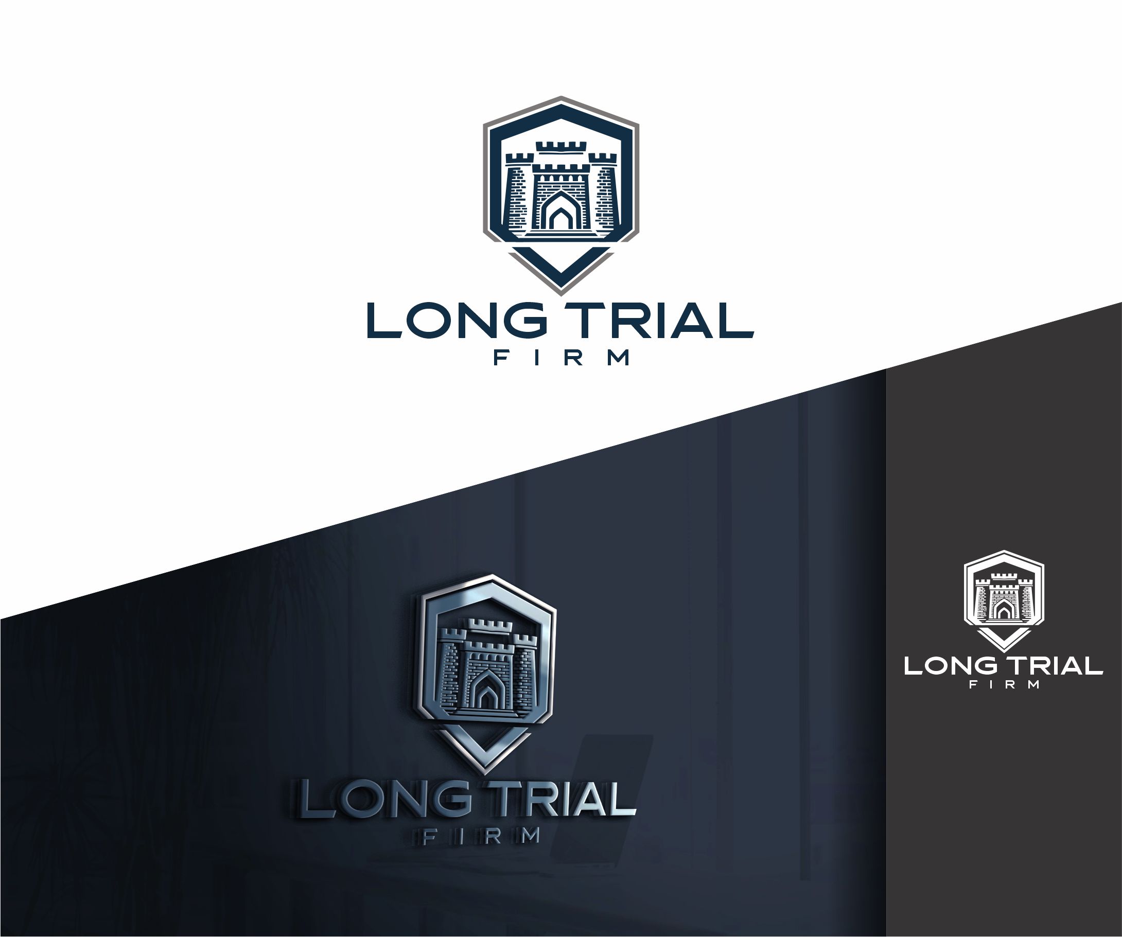 Logo Design by alkaline for Long Trial Firm, PLLC | Design #36522682