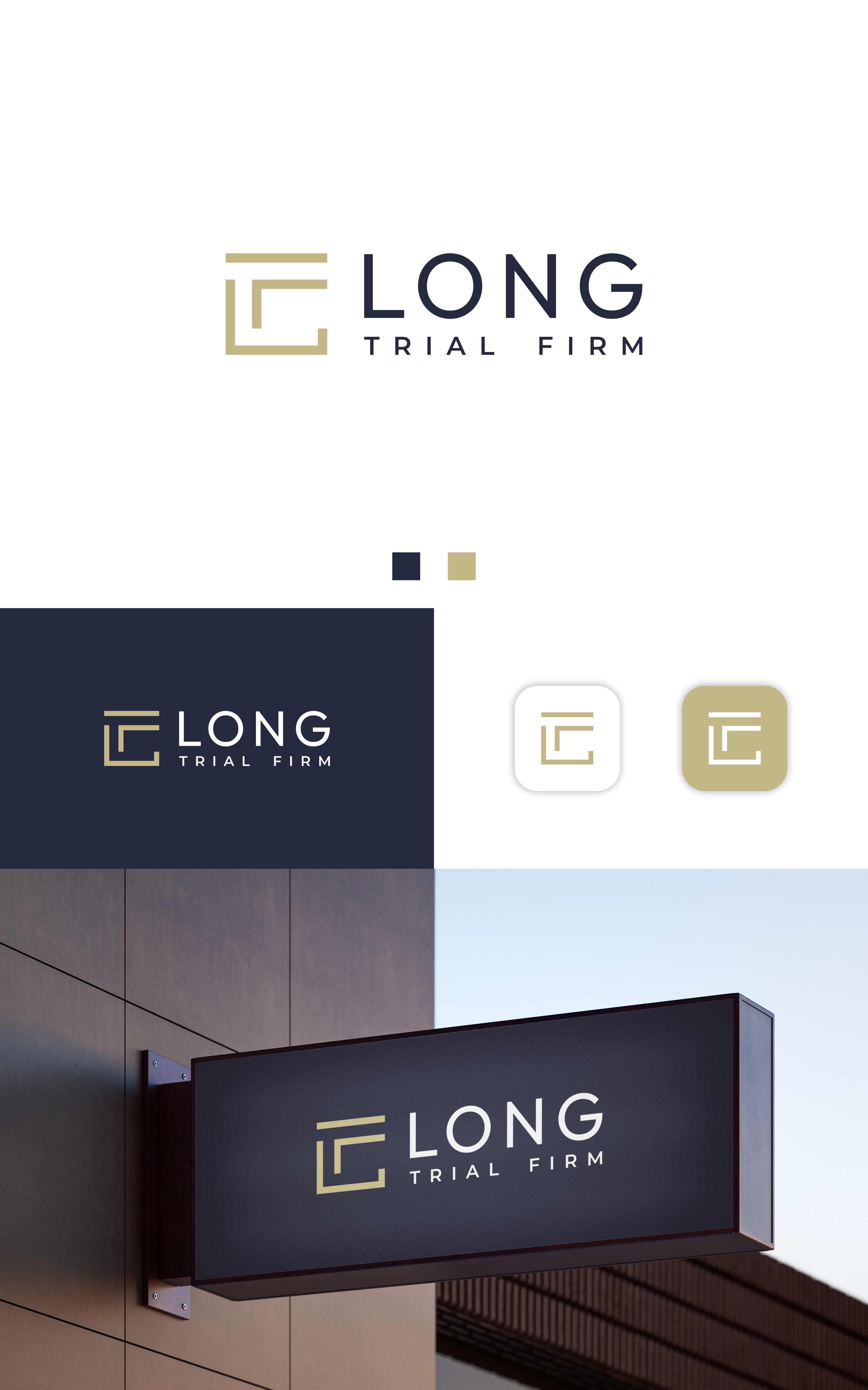 Logo Design by Dell_a.Design for Long Trial Firm, PLLC | Design #36522111