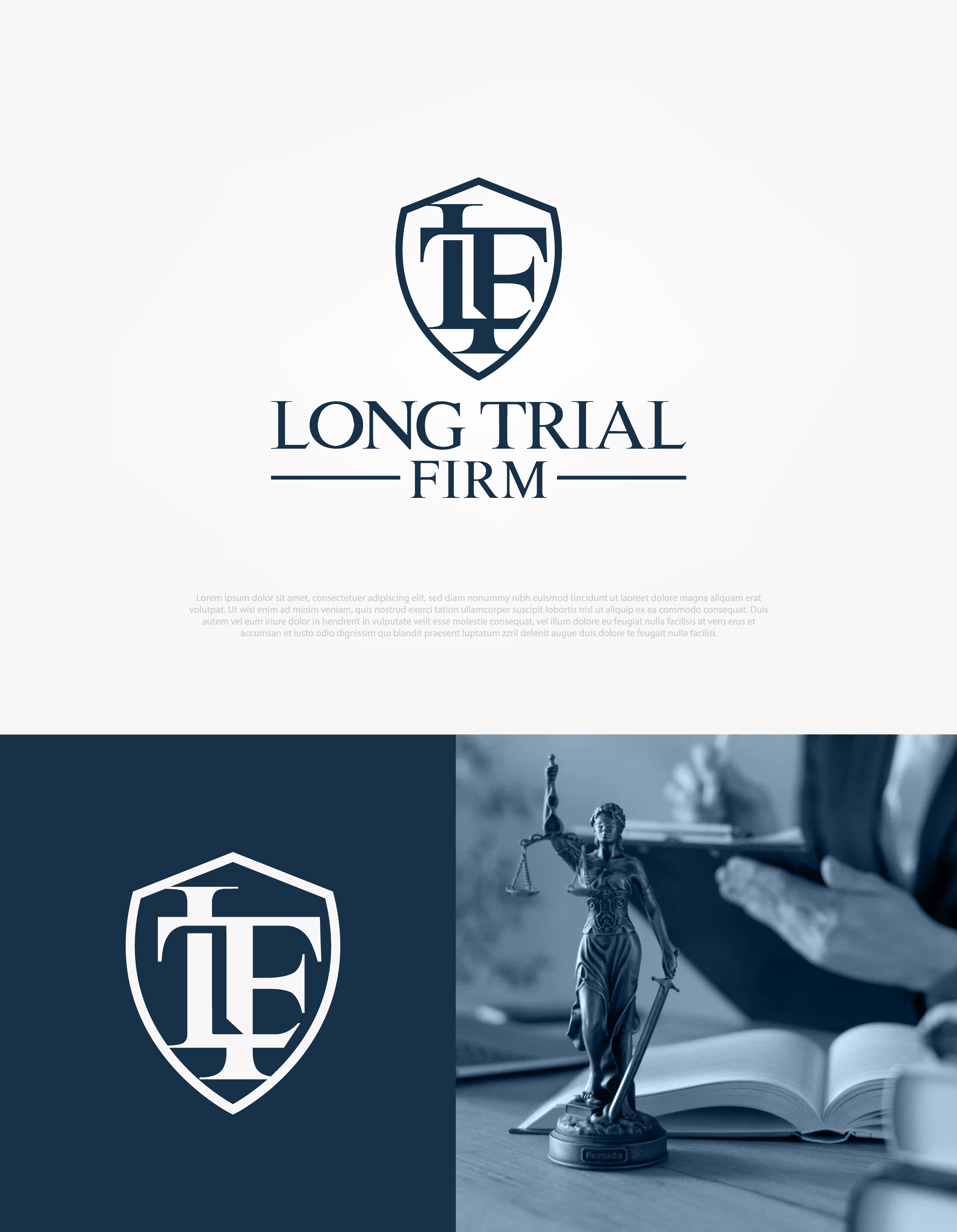 Logo-Design von aexoagency für Long Trial Firm, PLLC | Design #36521543