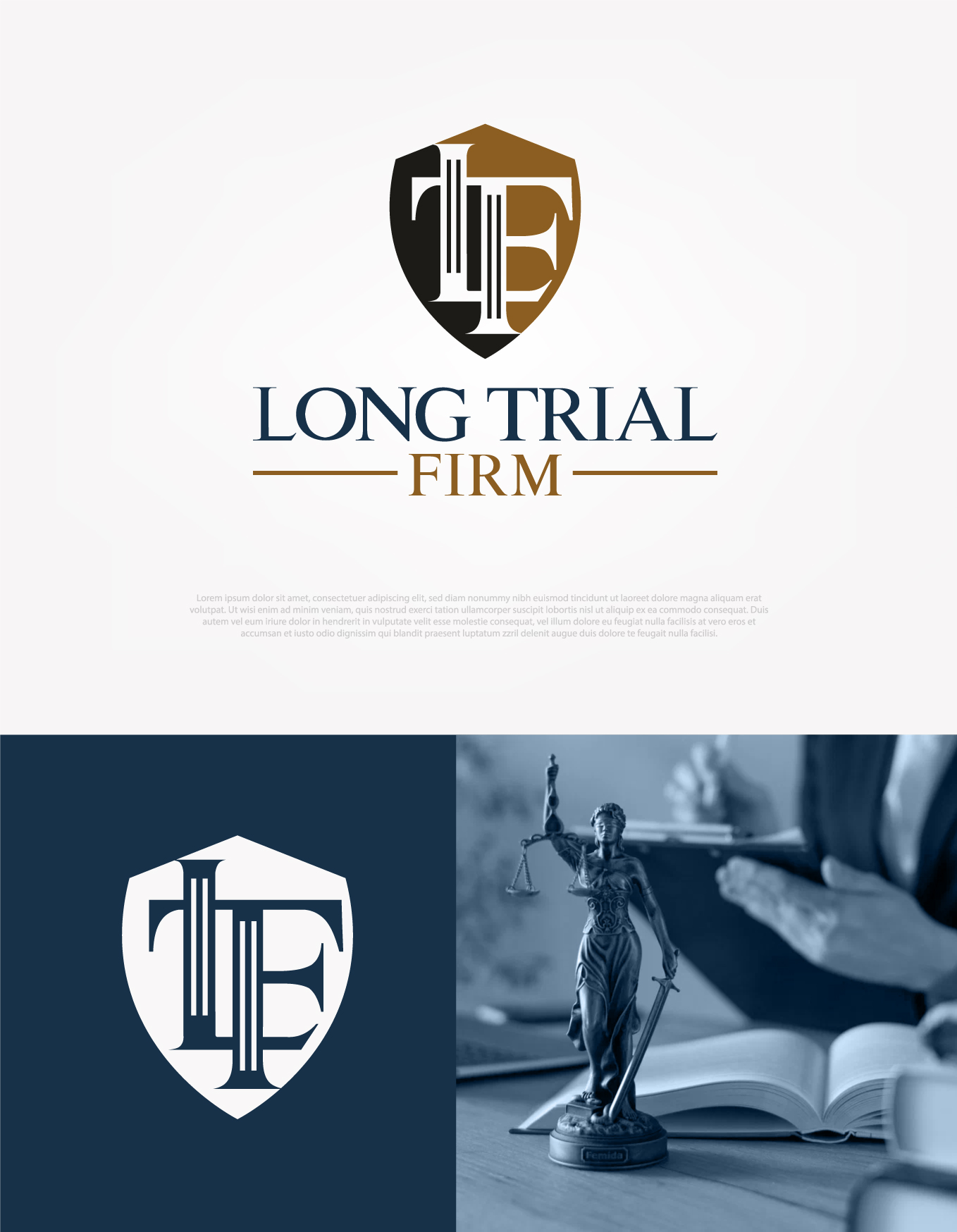 Logo Design by aexoagency for Long Trial Firm, PLLC | Design #36521582