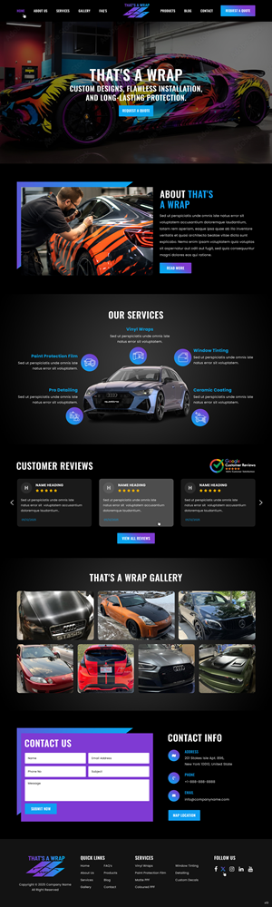 Web Design par pb pour Woolrich Group Design and Construction | Design #36525287