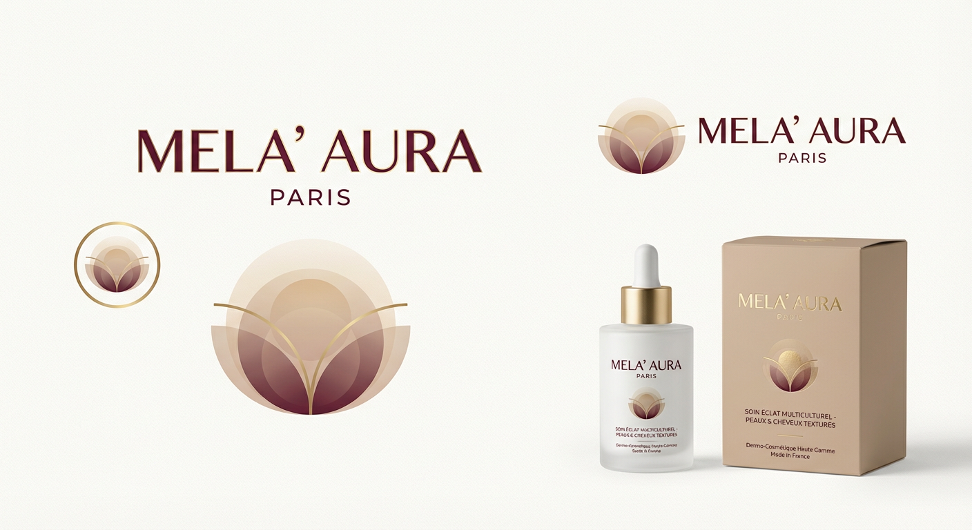 Logo Design by AMBStudio for AURA COSMETIC INTERNATIONAL PARIS | Design #36531084