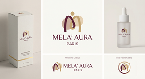 Design de Logo par AMBStudio pour AURA COSMETIC INTERNATIONAL PARIS | Design : #36531088