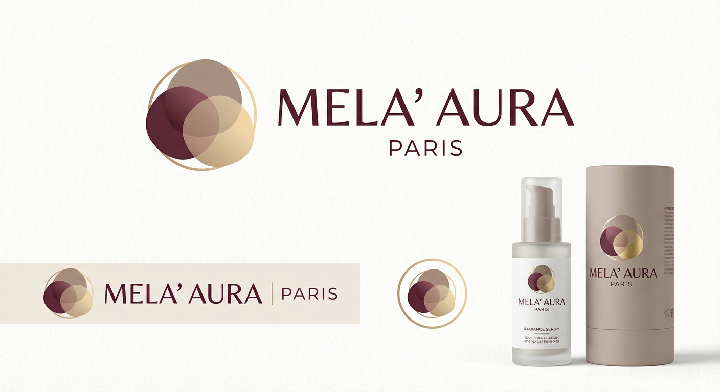 Logo Design by AMBStudio for AURA COSMETIC INTERNATIONAL PARIS | Design #36531091