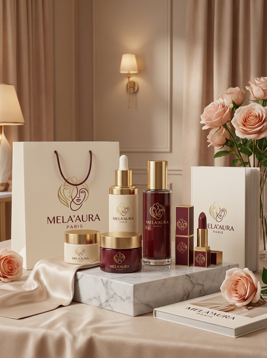 Diseño de Logo por Creative Design@ para AURA COSMETIC INTERNATIONAL PARIS | Diseño #36522095