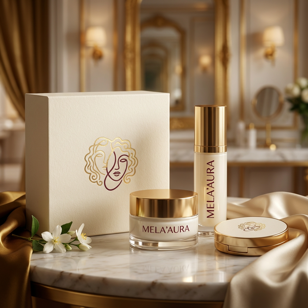 Logo Design by Creative Design@ for AURA COSMETIC INTERNATIONAL PARIS | Design #36532779