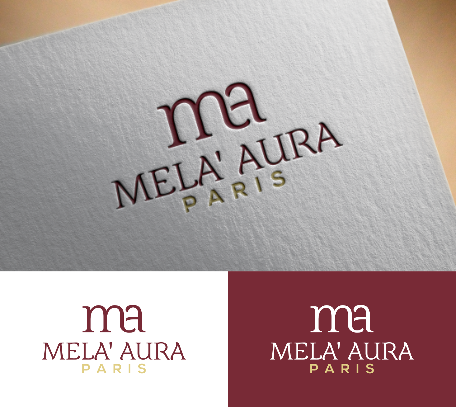 Diseño de Logo por healer1617 para AURA COSMETIC INTERNATIONAL PARIS | Diseño #36523437