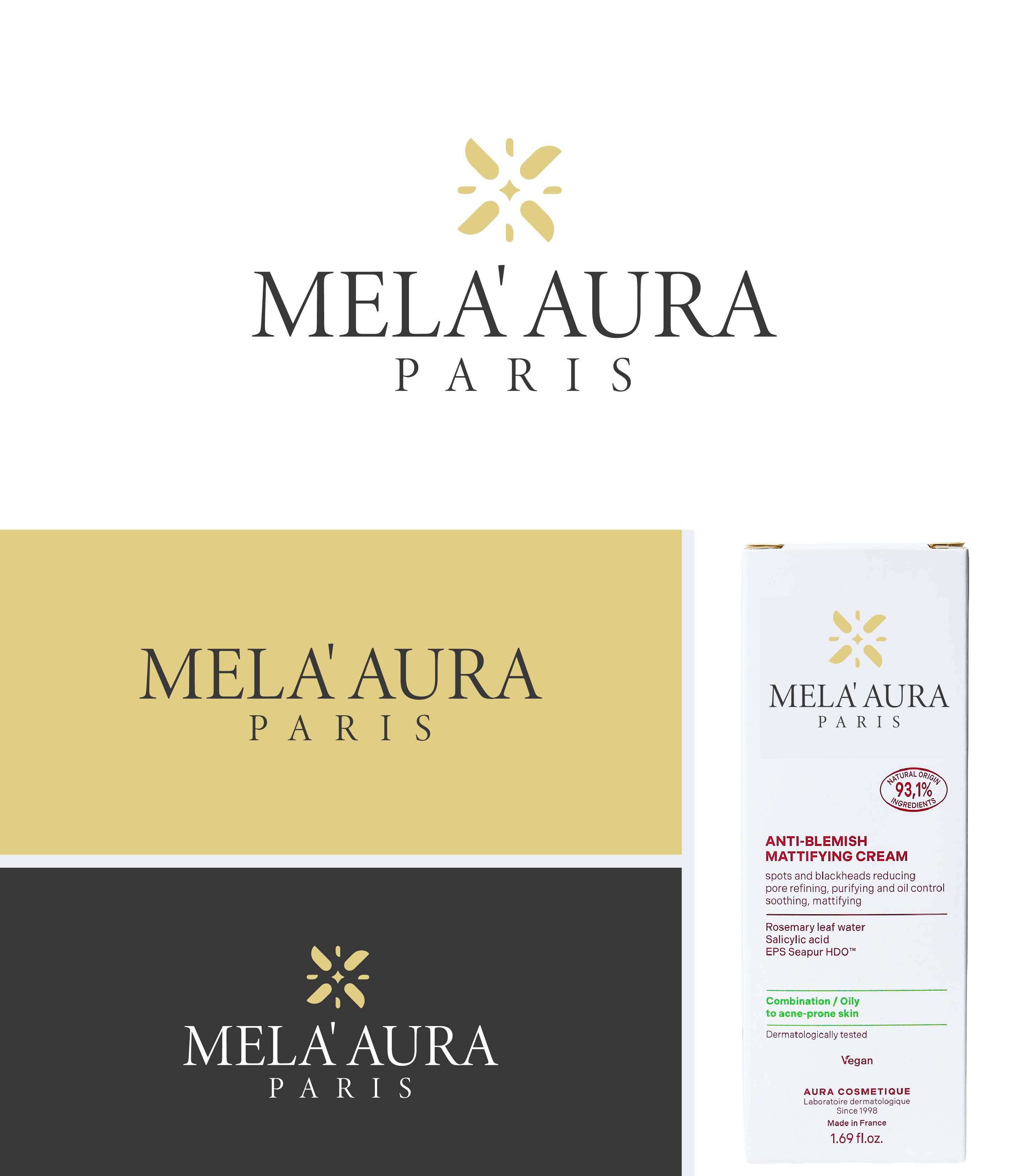 Design de Logo par SHRA_BONTI pour AURA COSMETIC INTERNATIONAL PARIS | Design #36527233