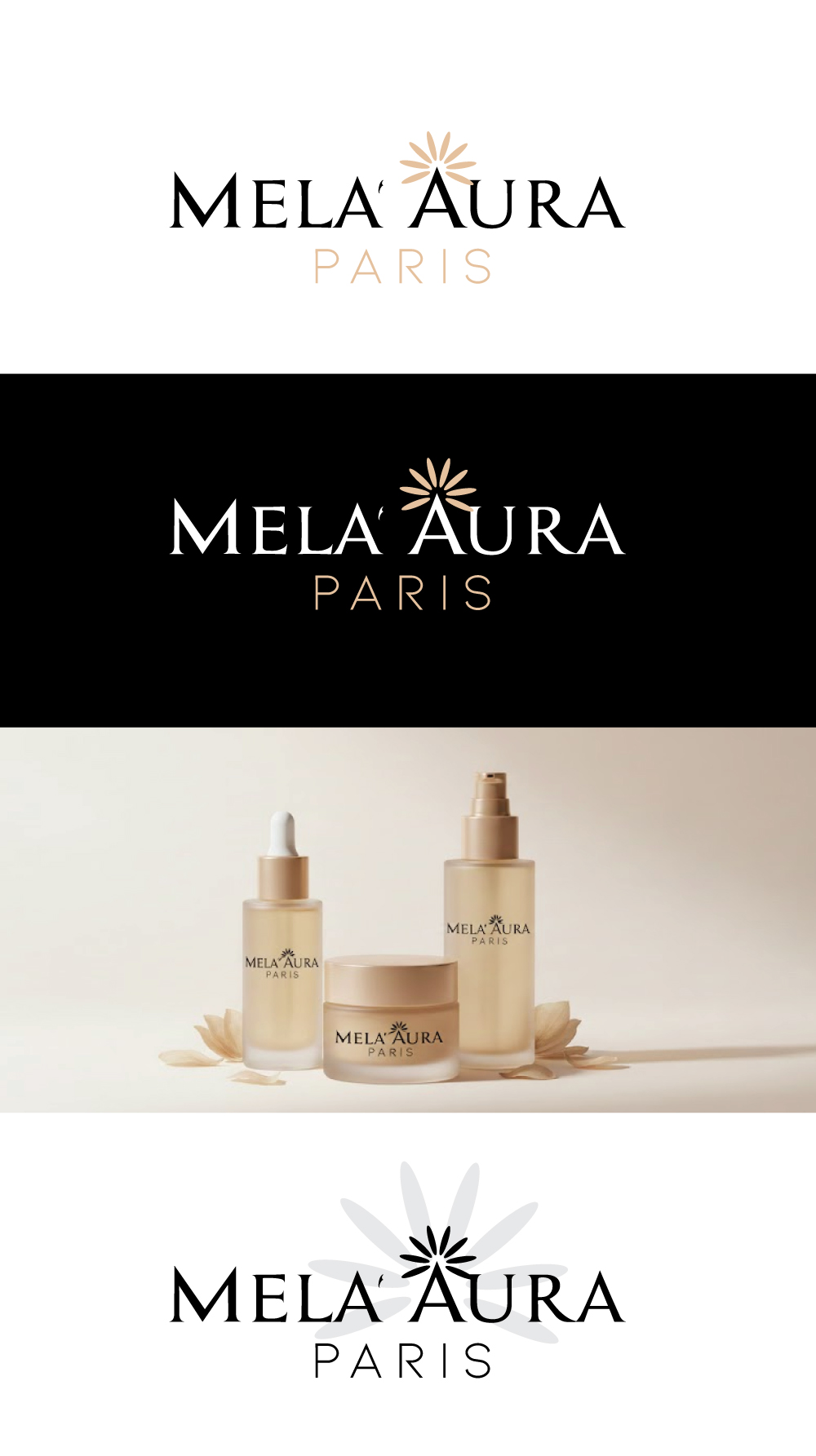 Logo Design by GTO  design for AURA COSMETIC INTERNATIONAL PARIS | Design #36529324