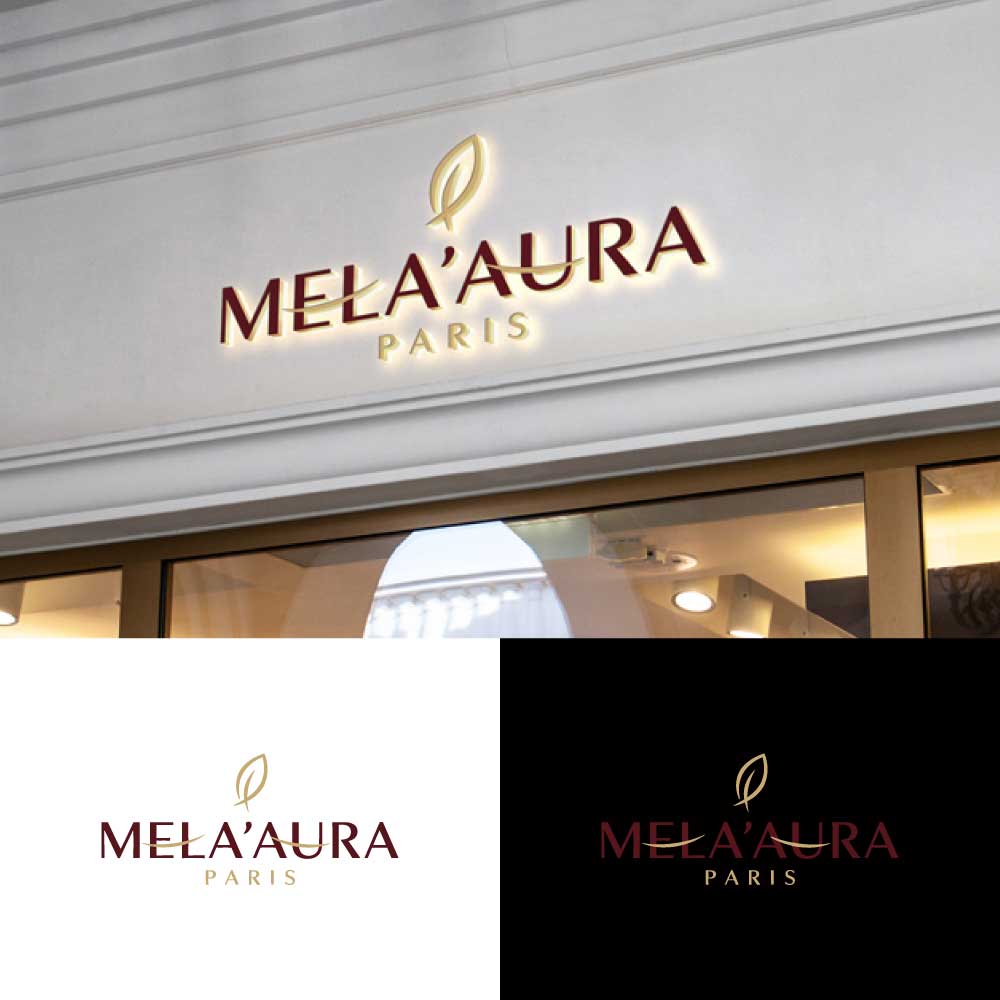 Logo Design by bute for AURA COSMETIC INTERNATIONAL PARIS | Design #36539240