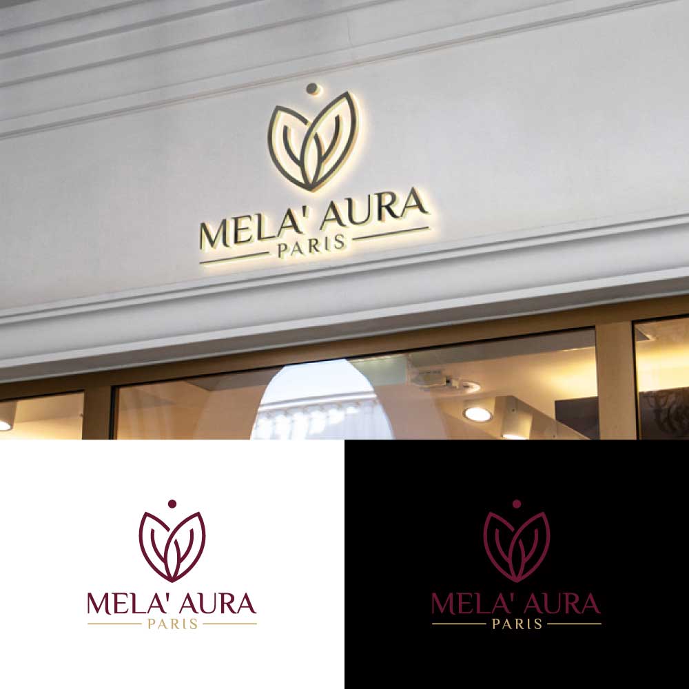 Logo Design by bute for AURA COSMETIC INTERNATIONAL PARIS | Design #36539243