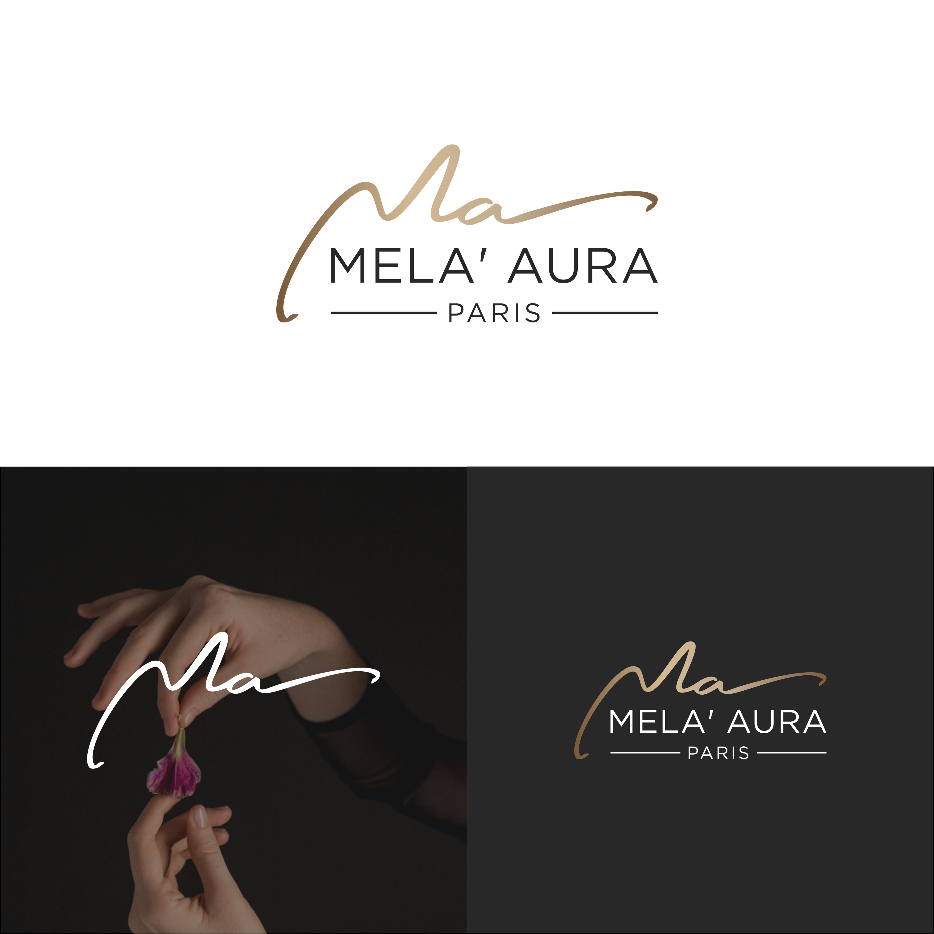 Diseño de Logo por Stone Black para AURA COSMETIC INTERNATIONAL PARIS | Diseño #36522242