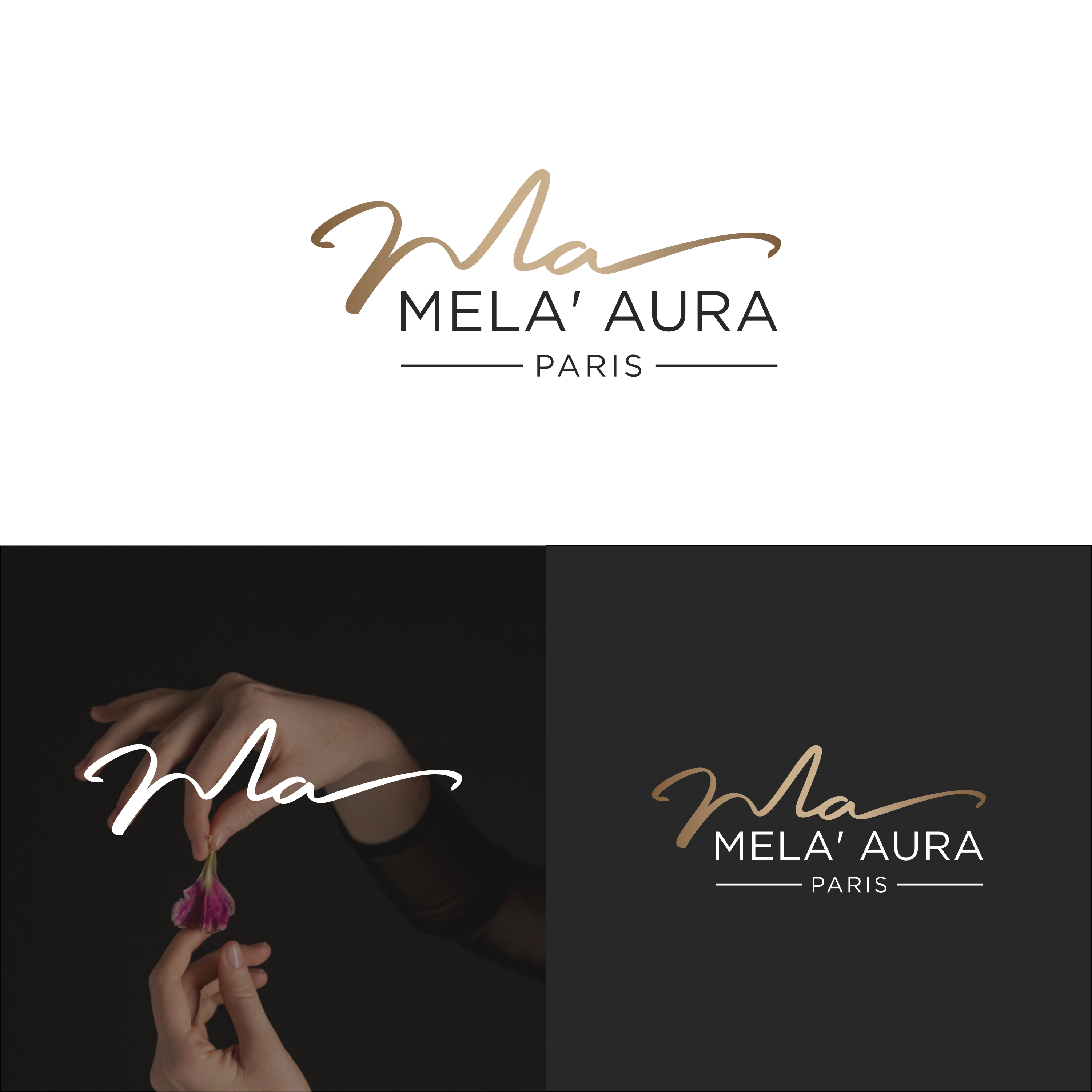 Logo-Design von Stone Black für AURA COSMETIC INTERNATIONAL PARIS | Design #36522243