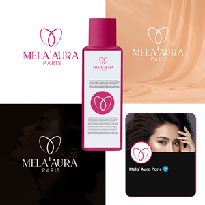Diseño de Logo por Md khabir  para AURA COSMETIC INTERNATIONAL PARIS | Diseño: #36528269