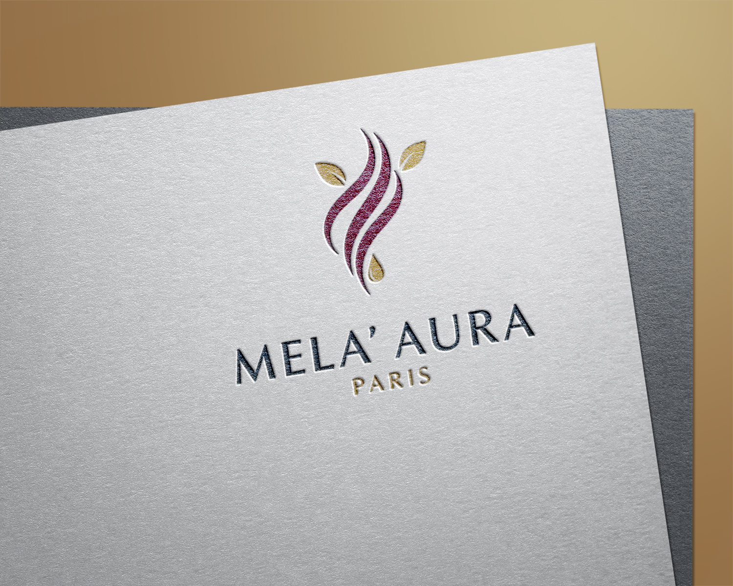 Logo Design by saimo1 for AURA COSMETIC INTERNATIONAL PARIS | Design #36537344