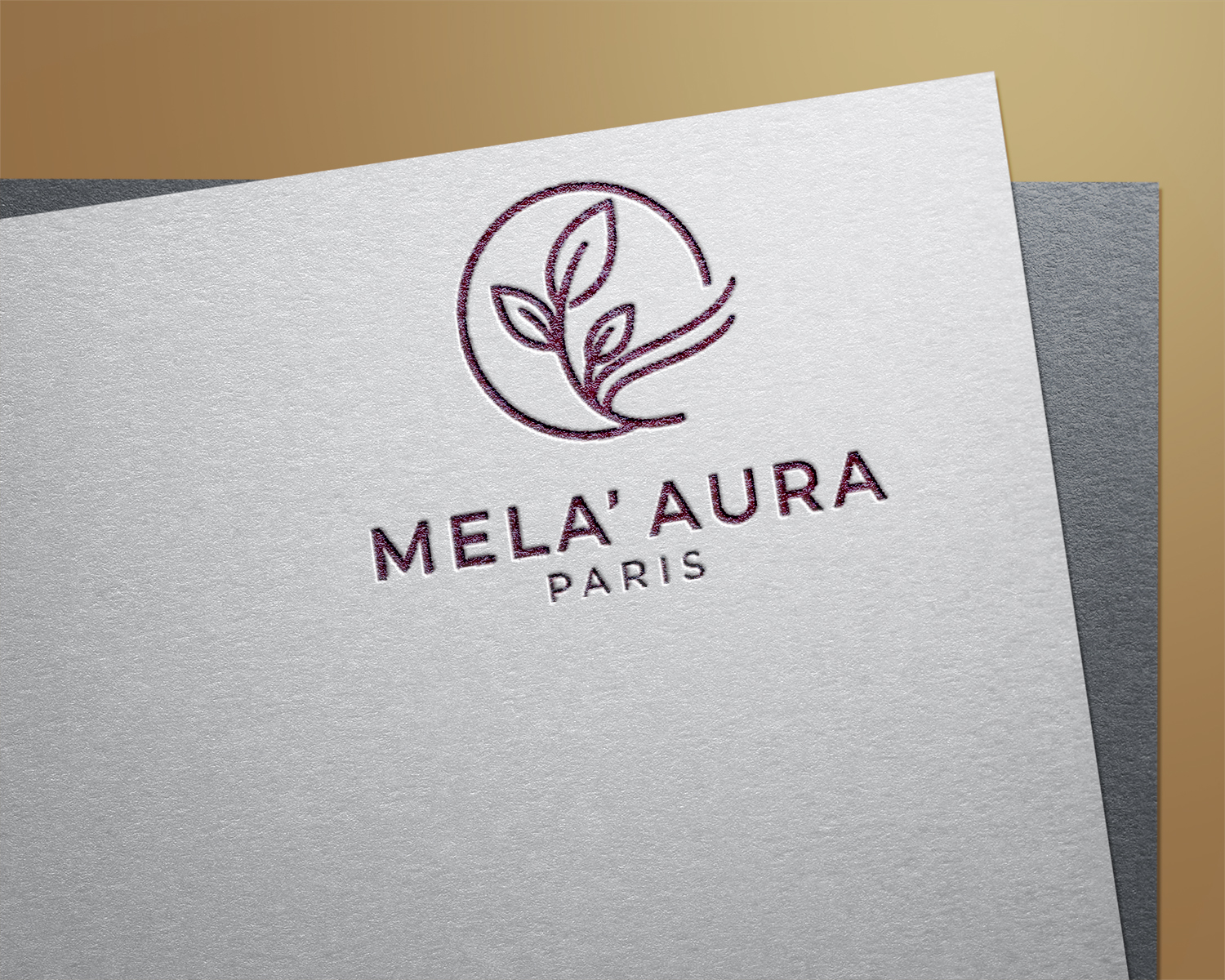 Diseño de Logo por saimo1 para AURA COSMETIC INTERNATIONAL PARIS | Diseño #36537350