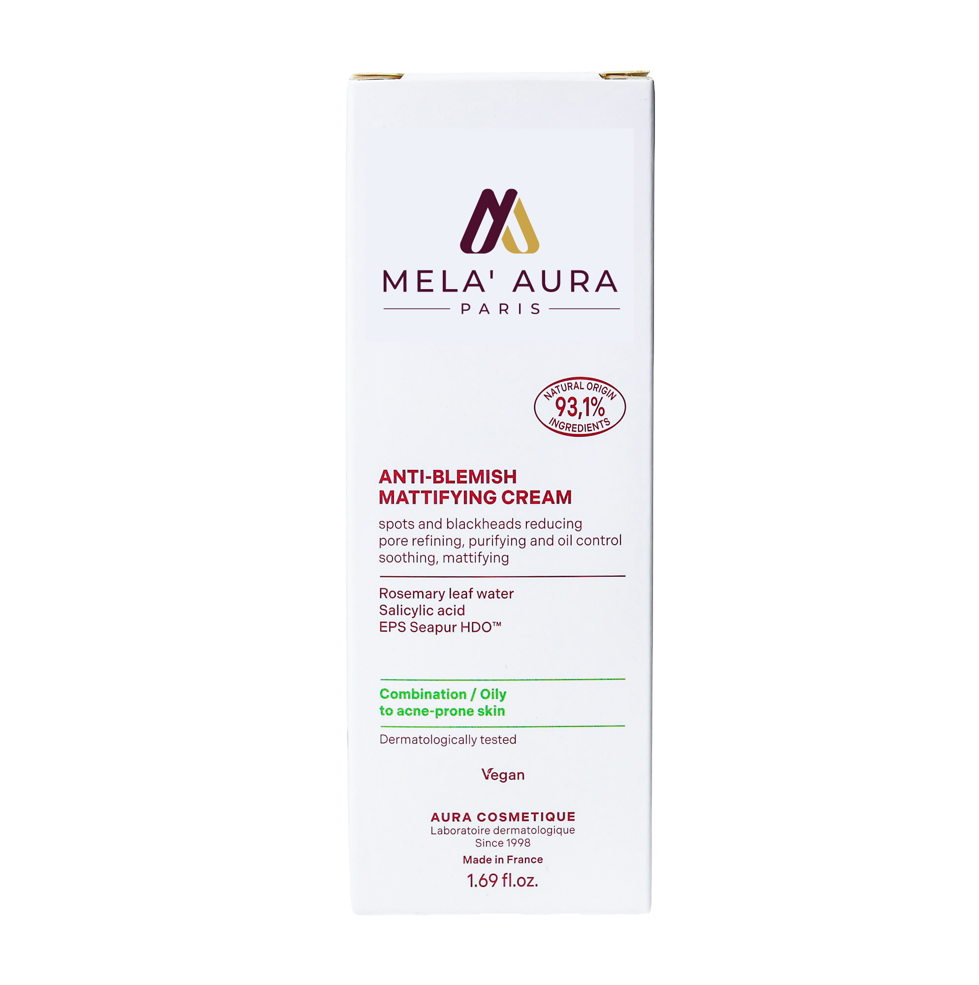 Logo Design by Lourde Xavier for AURA COSMETIC INTERNATIONAL PARIS | Design #36539158