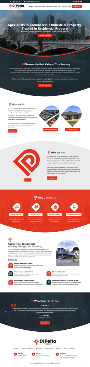 Web Design by pb for this project | Design: #36525303