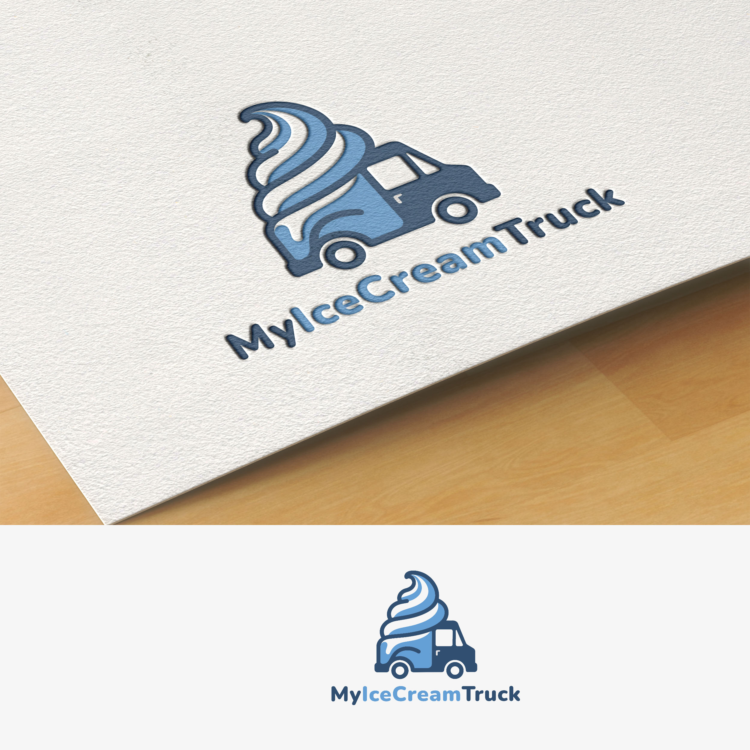 Logo Design by -ACE- for Myicecreamtruck | Design #36555687