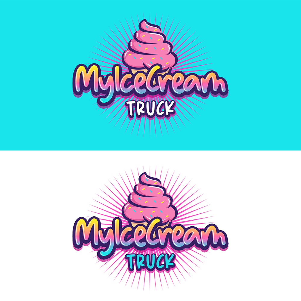 Logo Design by handart for Myicecreamtruck | Design #36597076