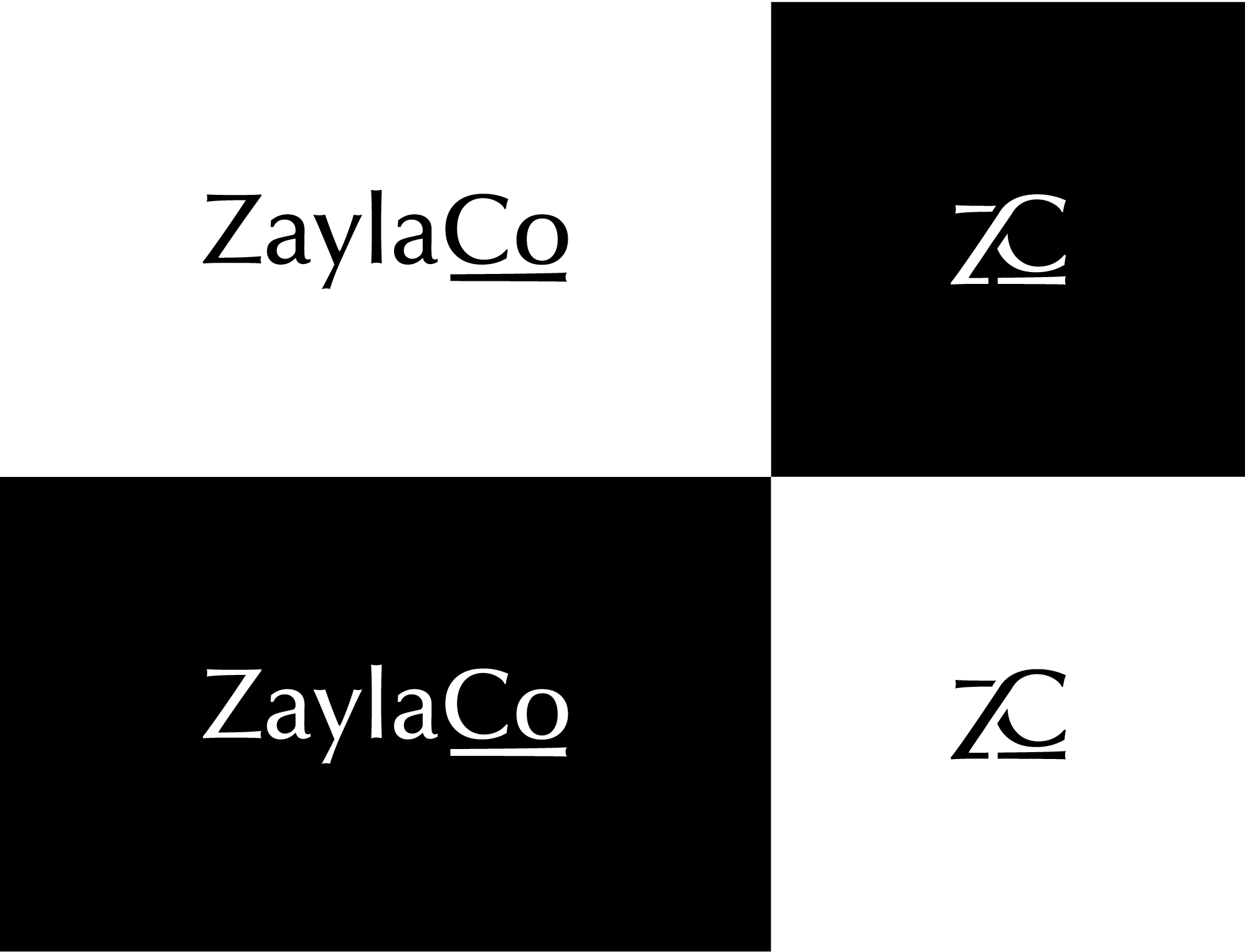 Logo Design by Cre@8ive.Colors for Zaylaco Inc | Design #36534146