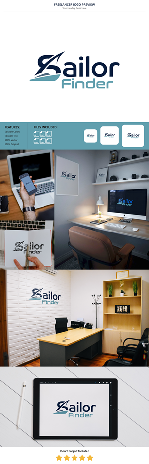 Logo Design by VectorForge for Sailor Finder | Design: #36535376