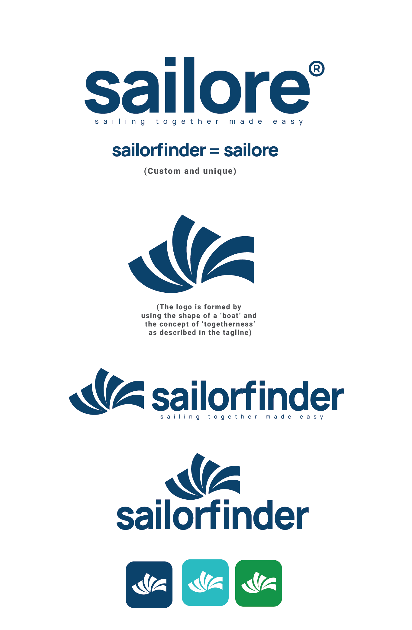 Logo Design by Morbykat for Sailor Finder | Design #36556847