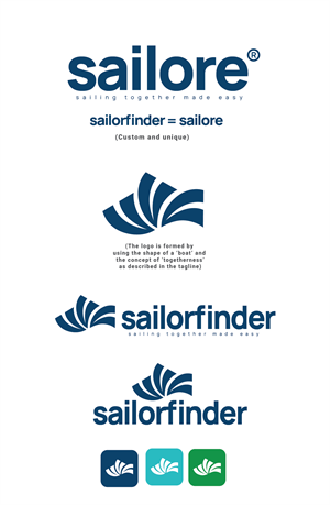 Logo Design by Morbykat for Sailor Finder | Design: #36556847