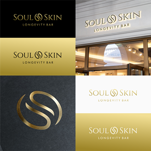 New elegant logo for SoulSkin, longevity bar