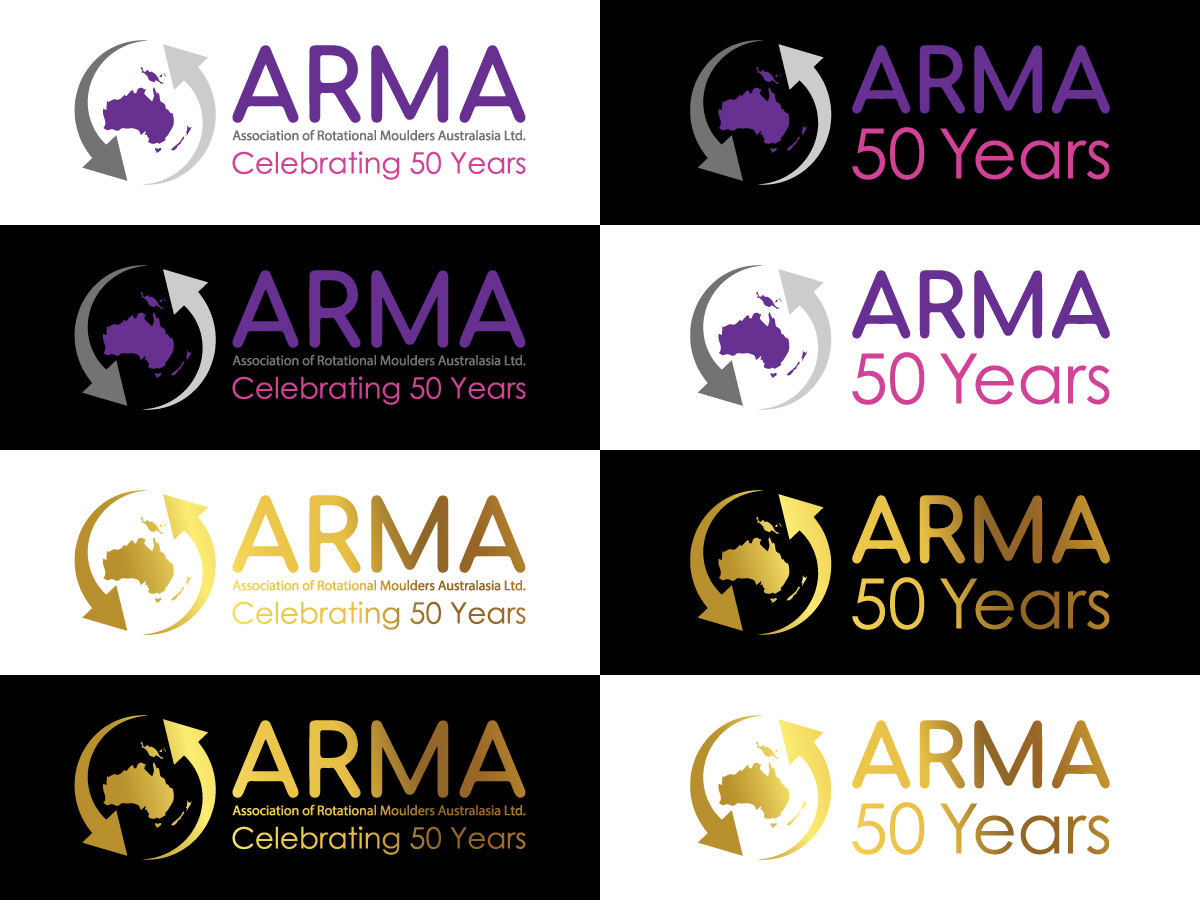 Logo-Design von 439 Creations für Association of Rotational Moulders Australasia | Design #36536847