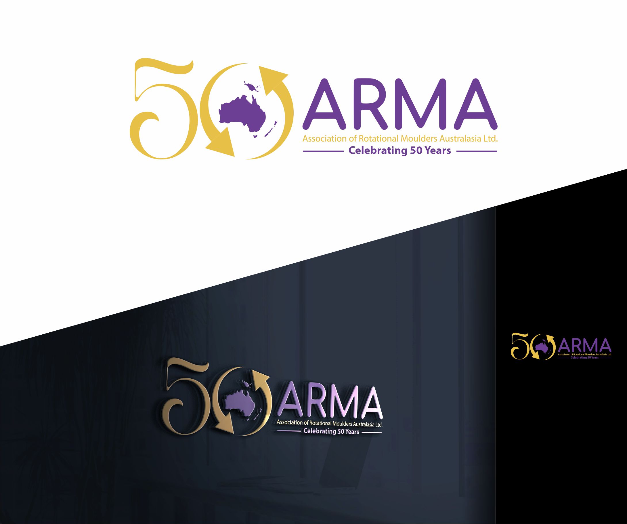 Logo-Design von alkaline für Association of Rotational Moulders Australasia | Design #36538208