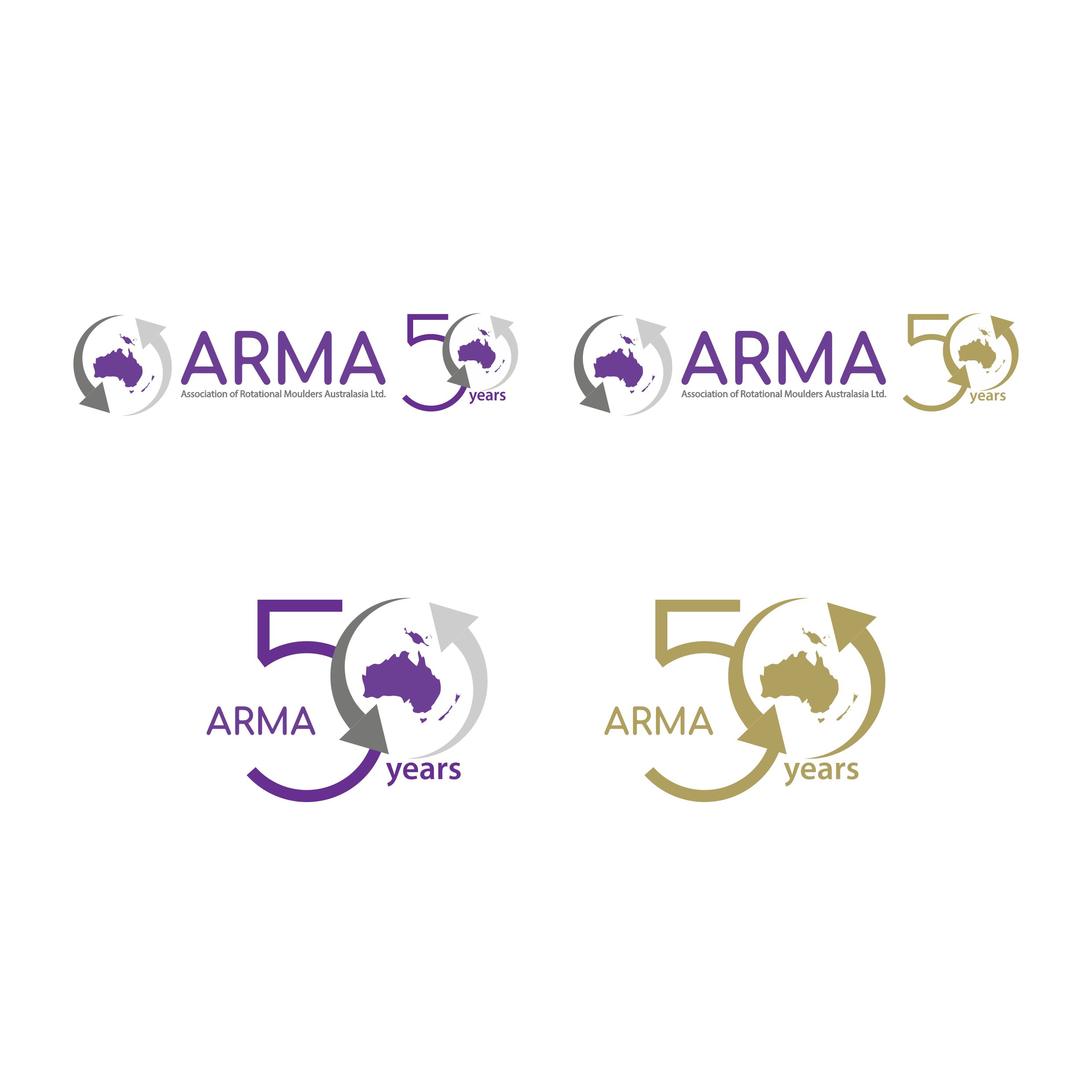 Logo-Design von Jeferson HP für Association of Rotational Moulders Australasia | Design #36540227