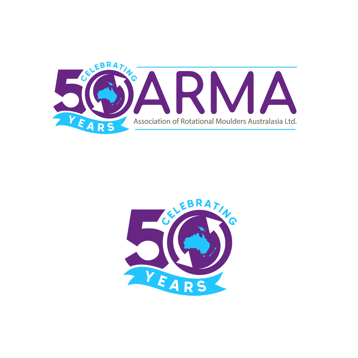 Logo Design by Vishak vasu for Association of Rotational Moulders Australasia | Design #36541447