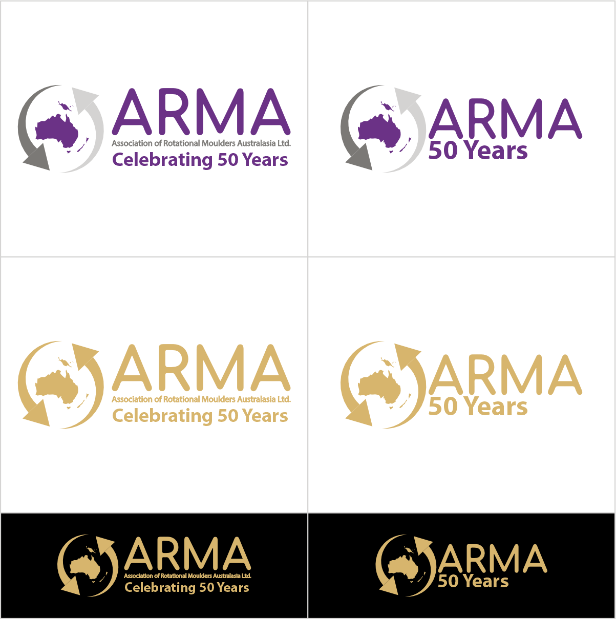 Logo-Design von S.S. Mulla für Association of Rotational Moulders Australasia | Design #36539086