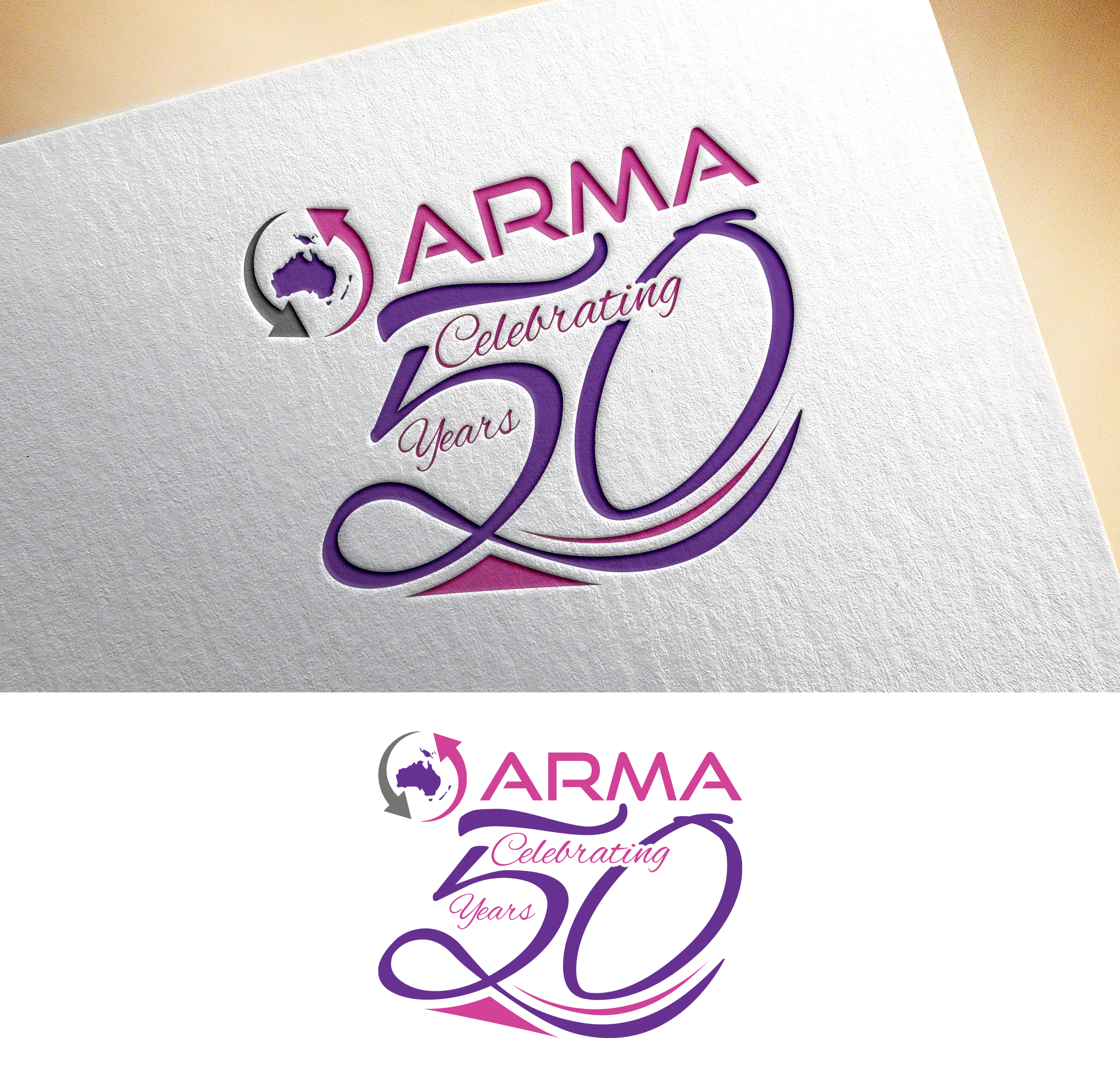 Logo-Design von Impressive Designs für Association of Rotational Moulders Australasia | Design #36536883
