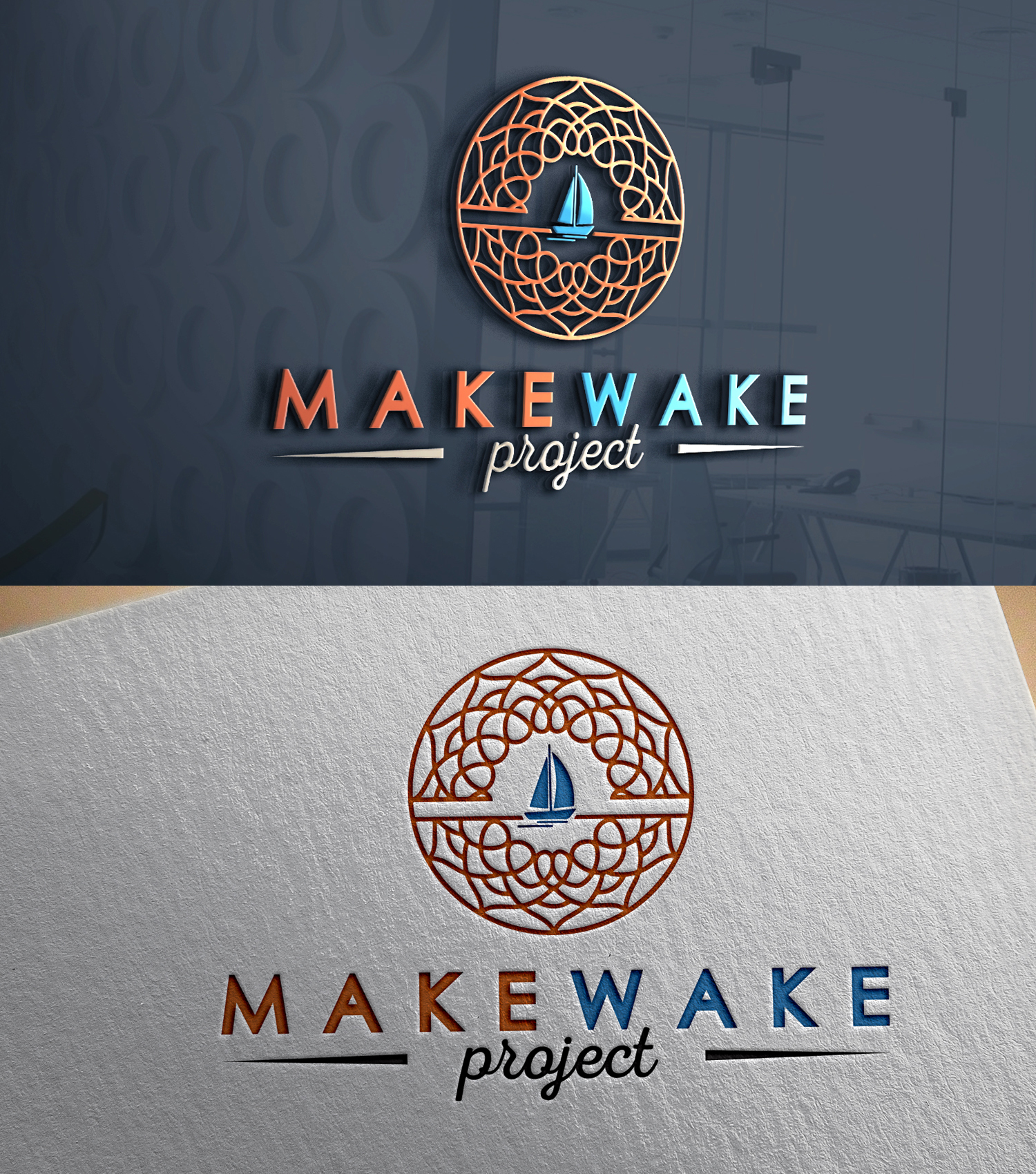 Logo Design by 24ksunny for MakeWakeProject.com | Design #36563307