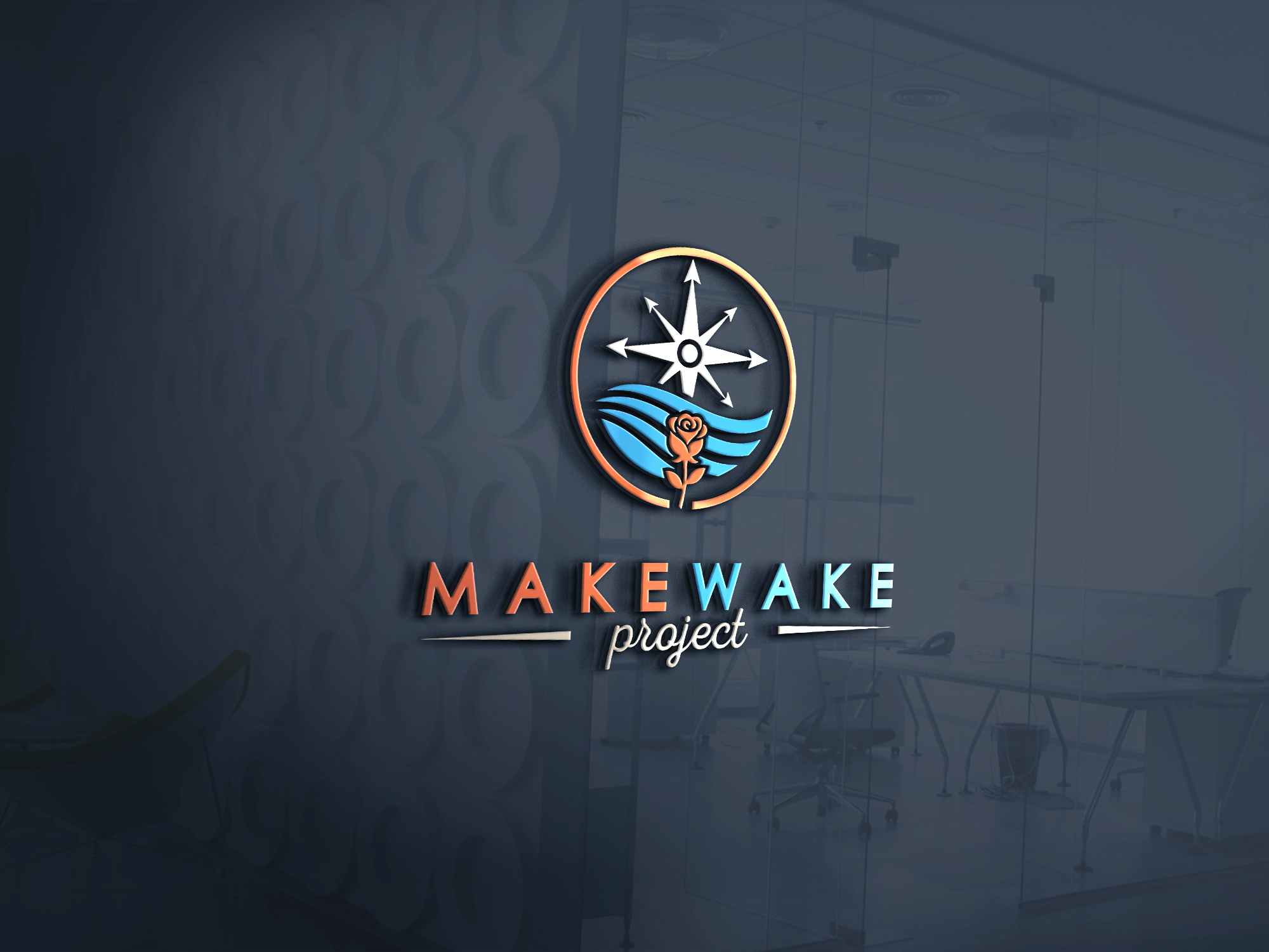 Logo Design by 24ksunny for MakeWakeProject.com | Design #36563329