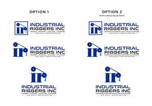 Industrial Riggers logo and stationary