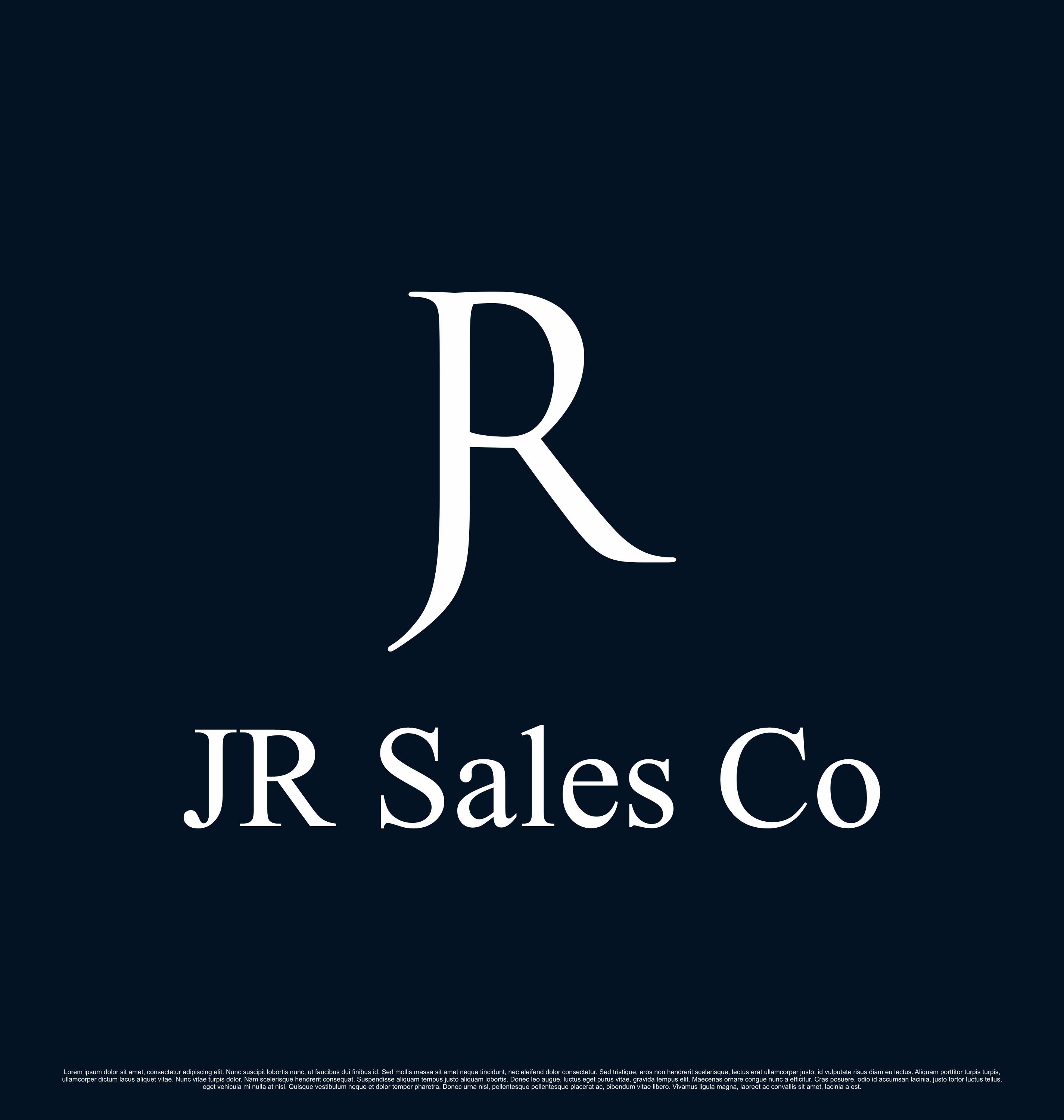 Logo Design by saesean for JR Sales | Design #36549323