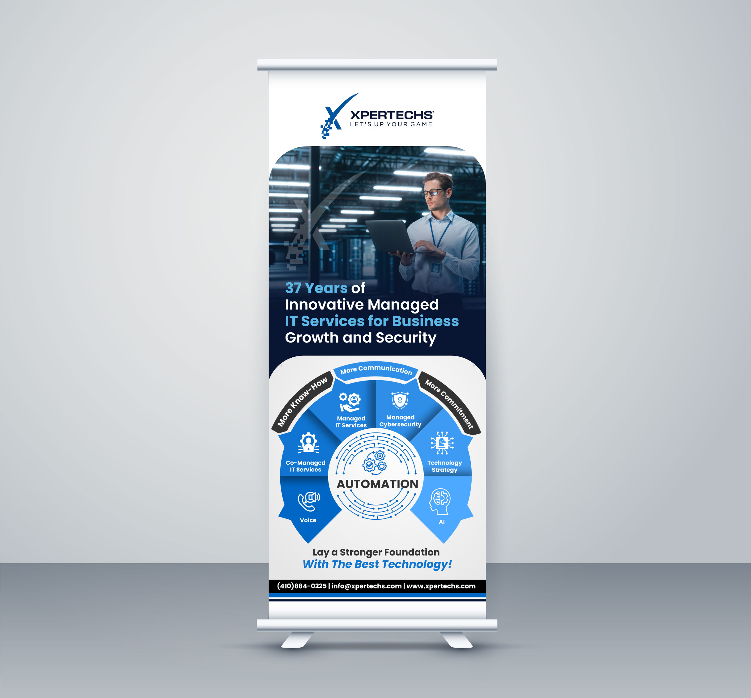 Trade Show Booth Design by artbitin for XPERTECHS | Design #36553466