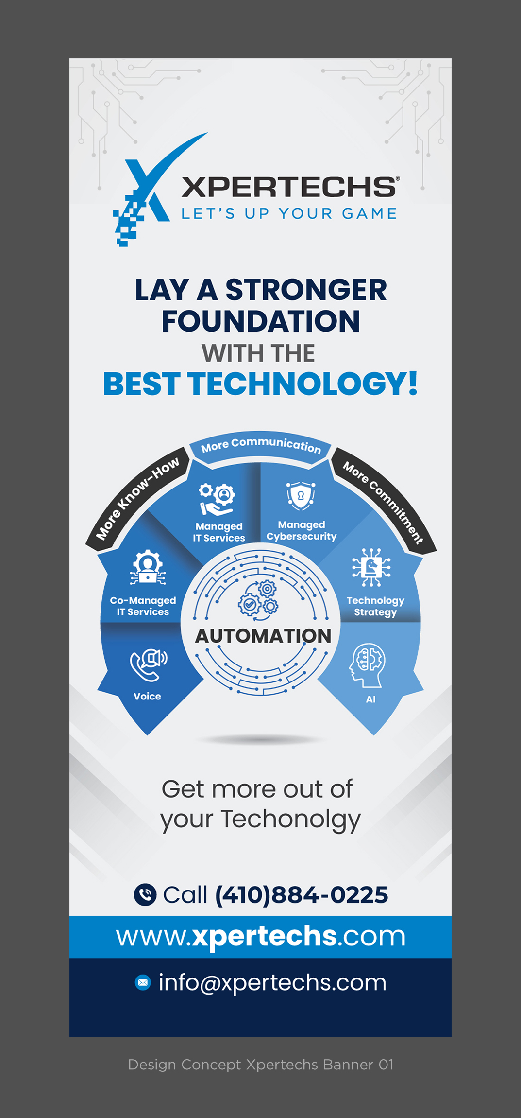 Trade Show Booth Design by D Creative for XPERTECHS | Design #36580229
