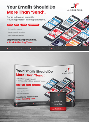 Design de Stand d'Exposition par Designed by MS pour J Franco Marketing  | Design : #36557919