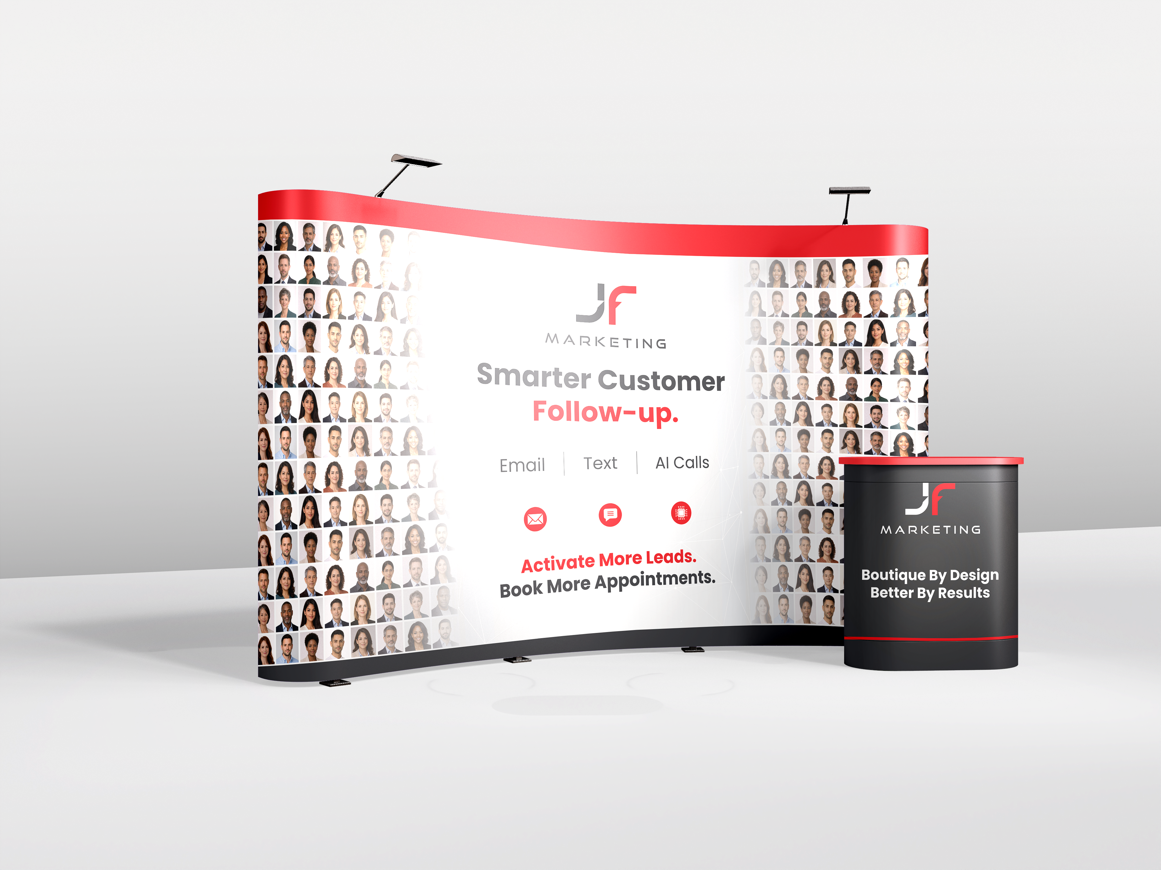 Design de Stand d'Exposition par Designed by MS pour J Franco Marketing  | Design #36616274