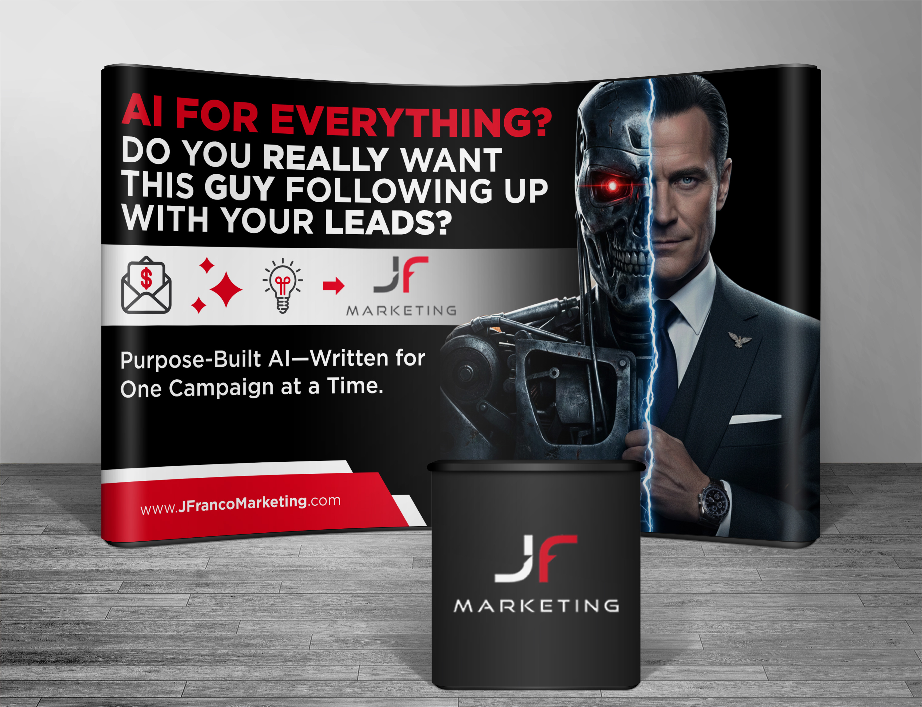 Design de Stand d'Exposition par VCreativeidea pour J Franco Marketing  | Design #36563938