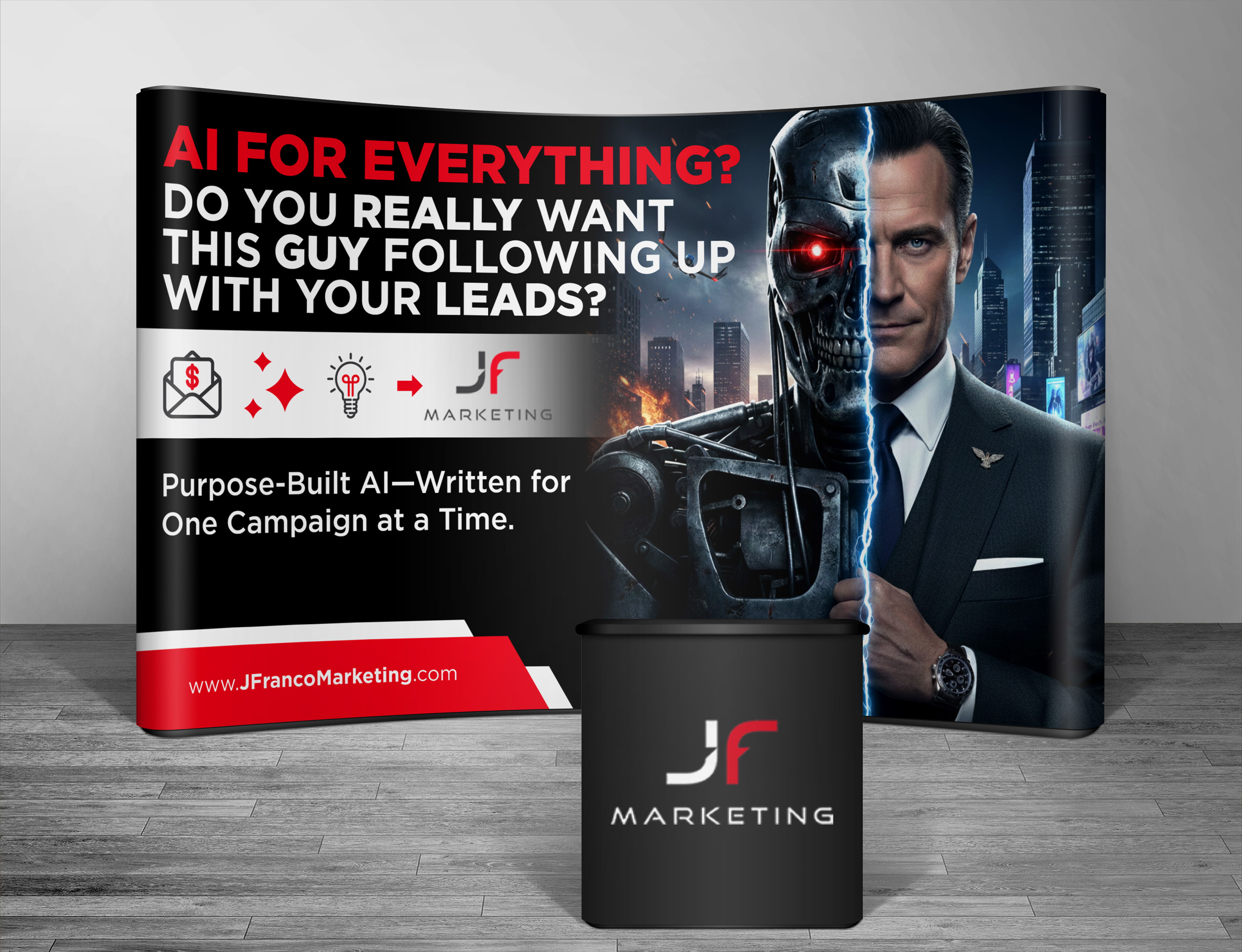 Design de Stand d'Exposition par VCreativeidea pour J Franco Marketing  | Design #36563989