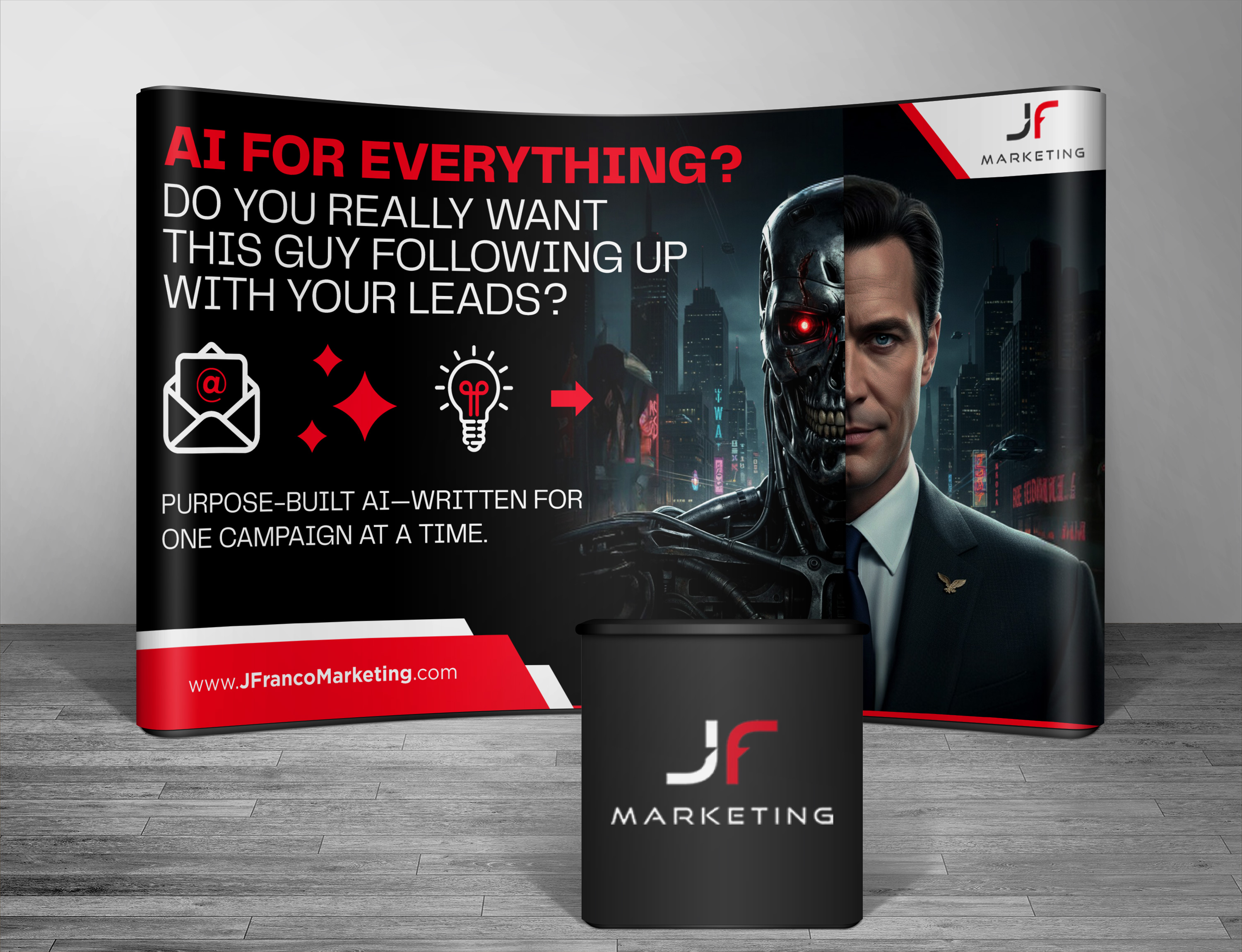 Design de Stand d'Exposition par VCreativeidea pour J Franco Marketing  | Design #36564044